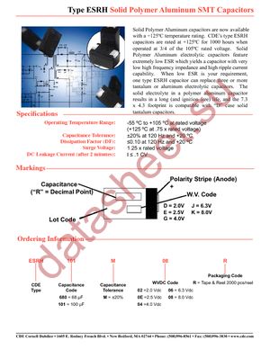 ESRH680M08B datasheet  